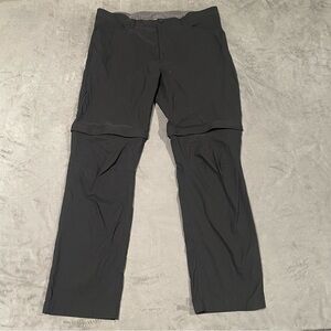 Eddie Bauer Pants Mens 40x32 Black Convertible Tech Hiking Lightweight